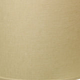 13" Parchment Beige Throwback Drum Linen Lampshade - Homeroots - Flyclothing LLC