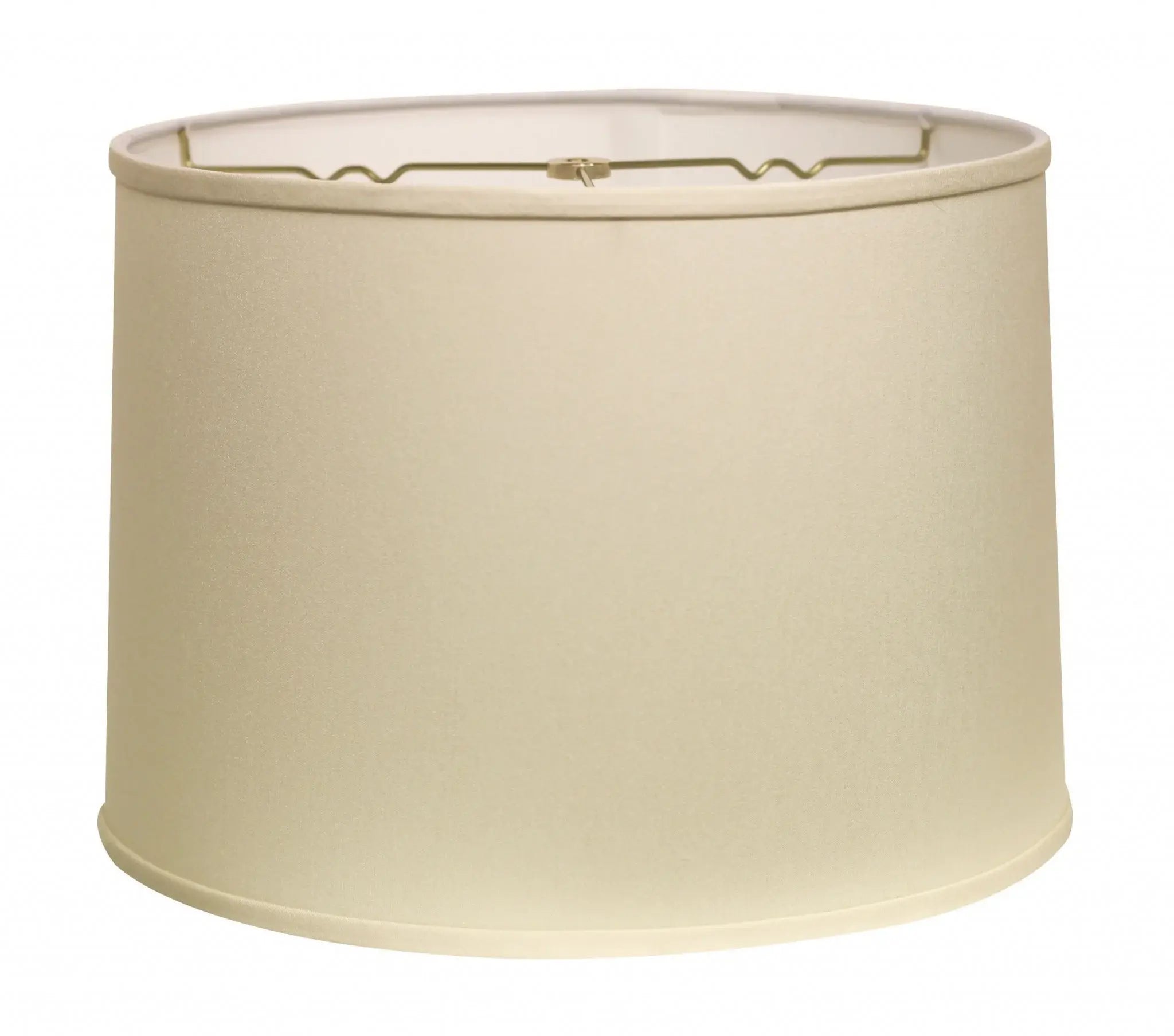14" Ivory Throwback Drum No Slub Lampshade - Homeroots - Flyclothing LLC