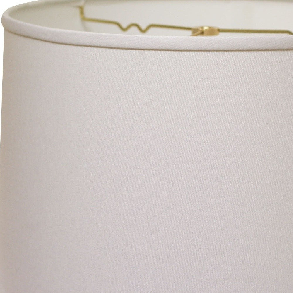 14" White Throwback Drum No Slub Lampshade - Homeroots - Flyclothing LLC