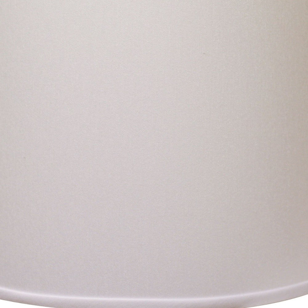 14" White Throwback Drum No Slub Lampshade - Homeroots - Flyclothing LLC