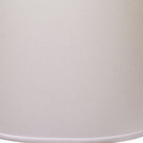 14" White Throwback Drum No Slub Lampshade - Homeroots - Flyclothing LLC