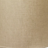 14" Dark Wheat Throwback Drum Linen Lampshade - Homeroots - Flyclothing LLC
