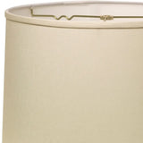 15" Ivory Throwback Drum No Slub Lampshade - Homeroots - Flyclothing LLC