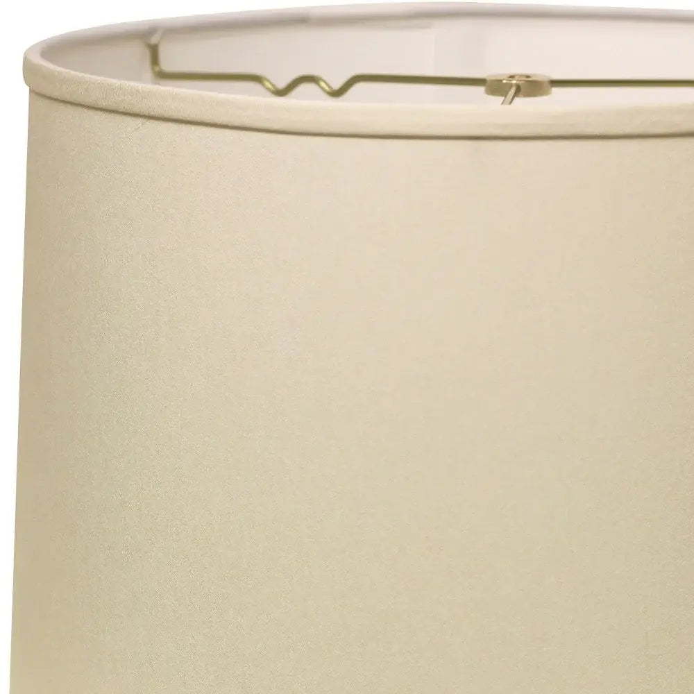 15" Ivory Throwback Drum No Slub Lampshade - Homeroots - Flyclothing LLC