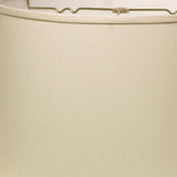 16" White Throwback Drum No Slub Lampshade - Homeroots - Flyclothing LLC
