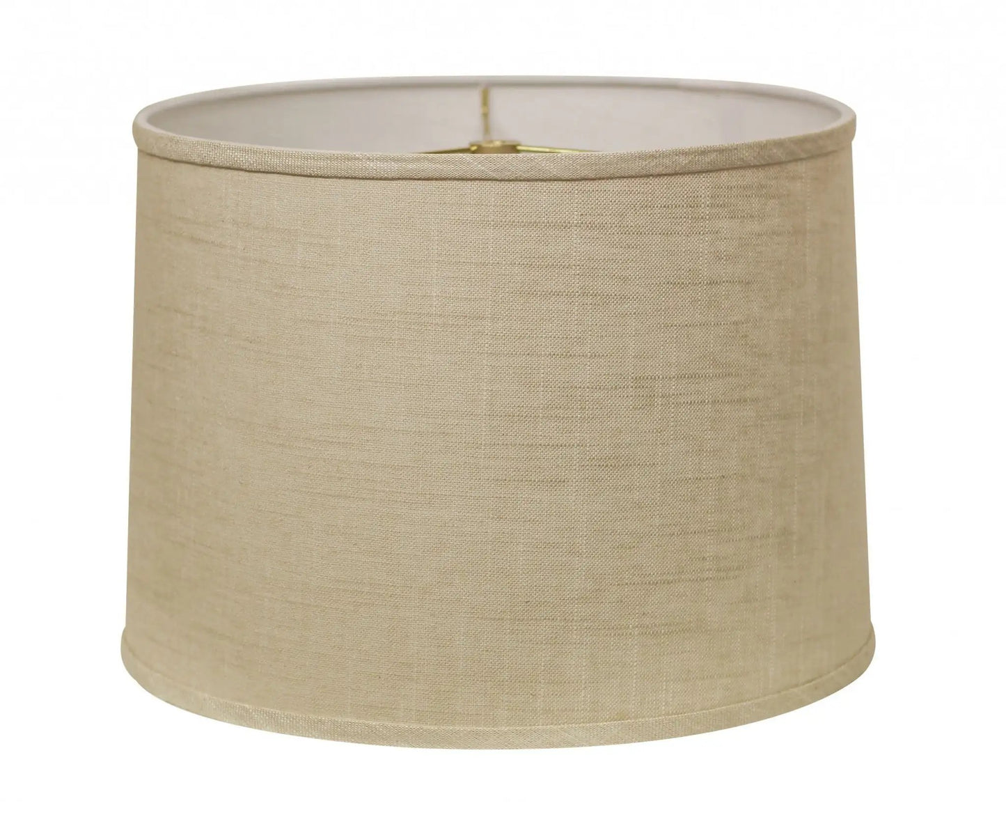 16" Light Wheat Throwback Drum Linen Lampshade - Homeroots - Flyclothing LLC
