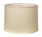 17" Ivory Throwback Drum No Slub Lampshade - Homeroots - Flyclothing LLC