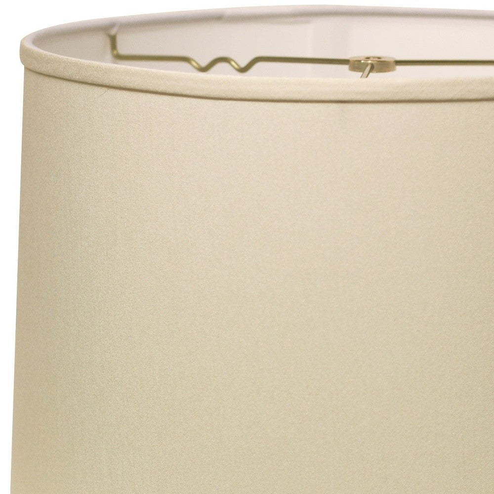 17" Ivory Throwback Drum No Slub Lampshade - Homeroots - Flyclothing LLC