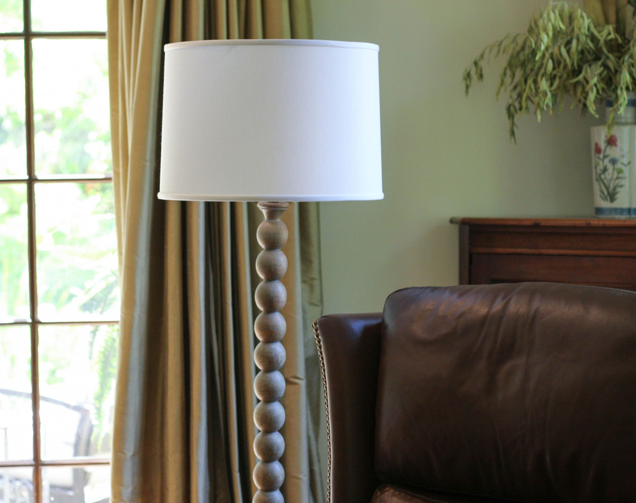 17" White Throwback Drum No Slub Lampshade - Homeroots - Flyclothing LLC
