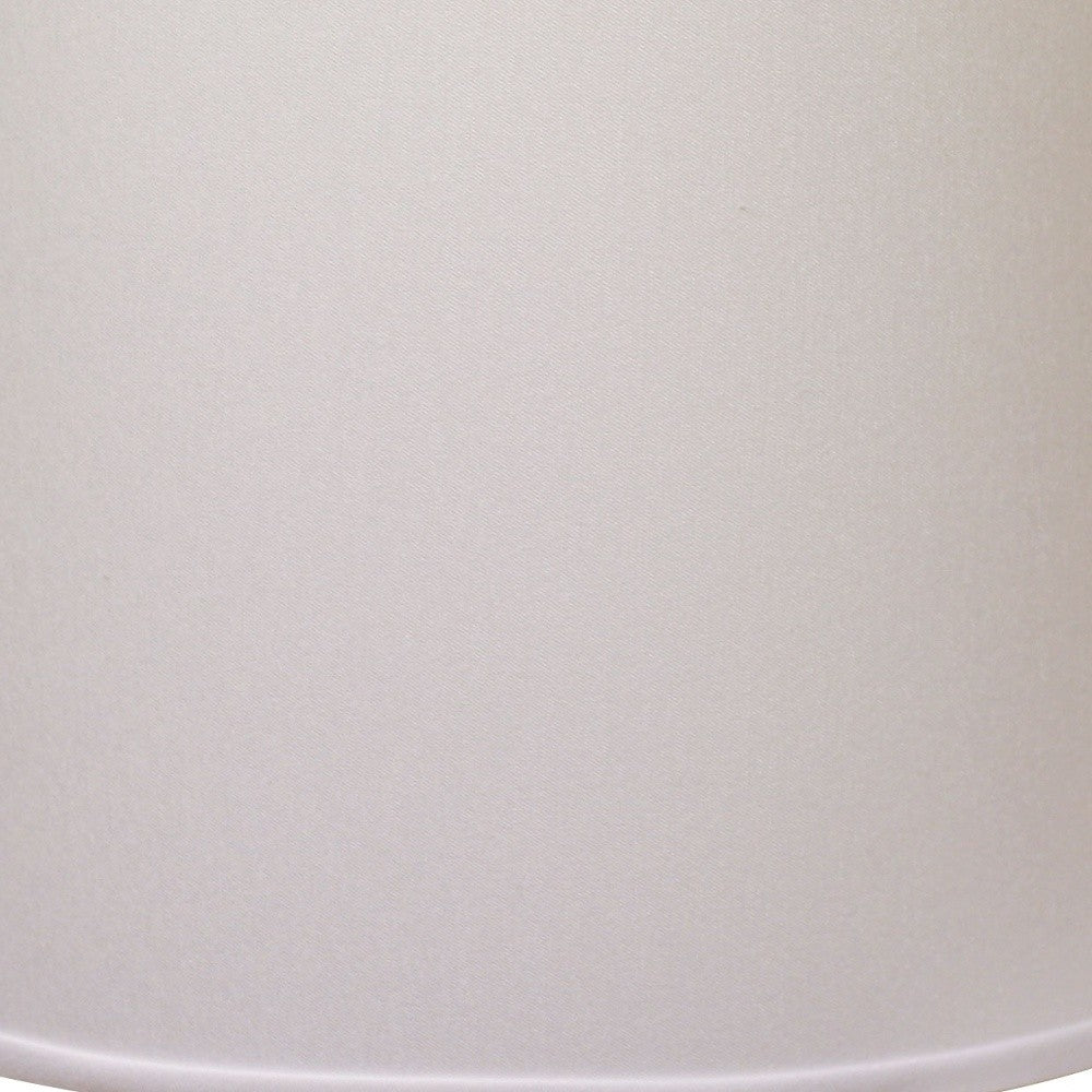 17" White Throwback Drum No Slub Lampshade - Homeroots - Flyclothing LLC