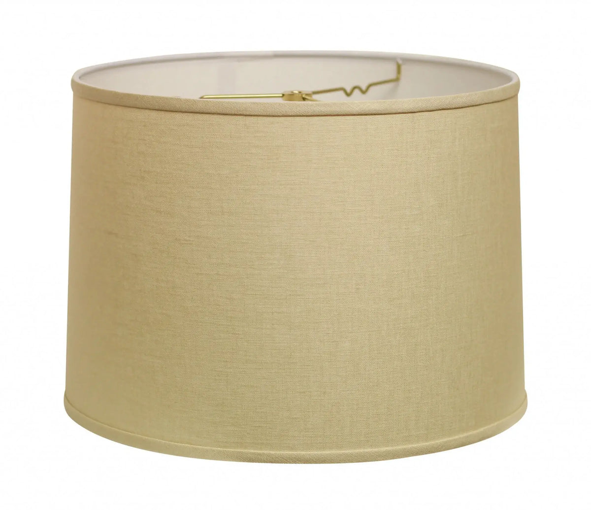 17" Parchment Biege Throwback Drum Linen Lampshade - Homeroots - Flyclothing LLC