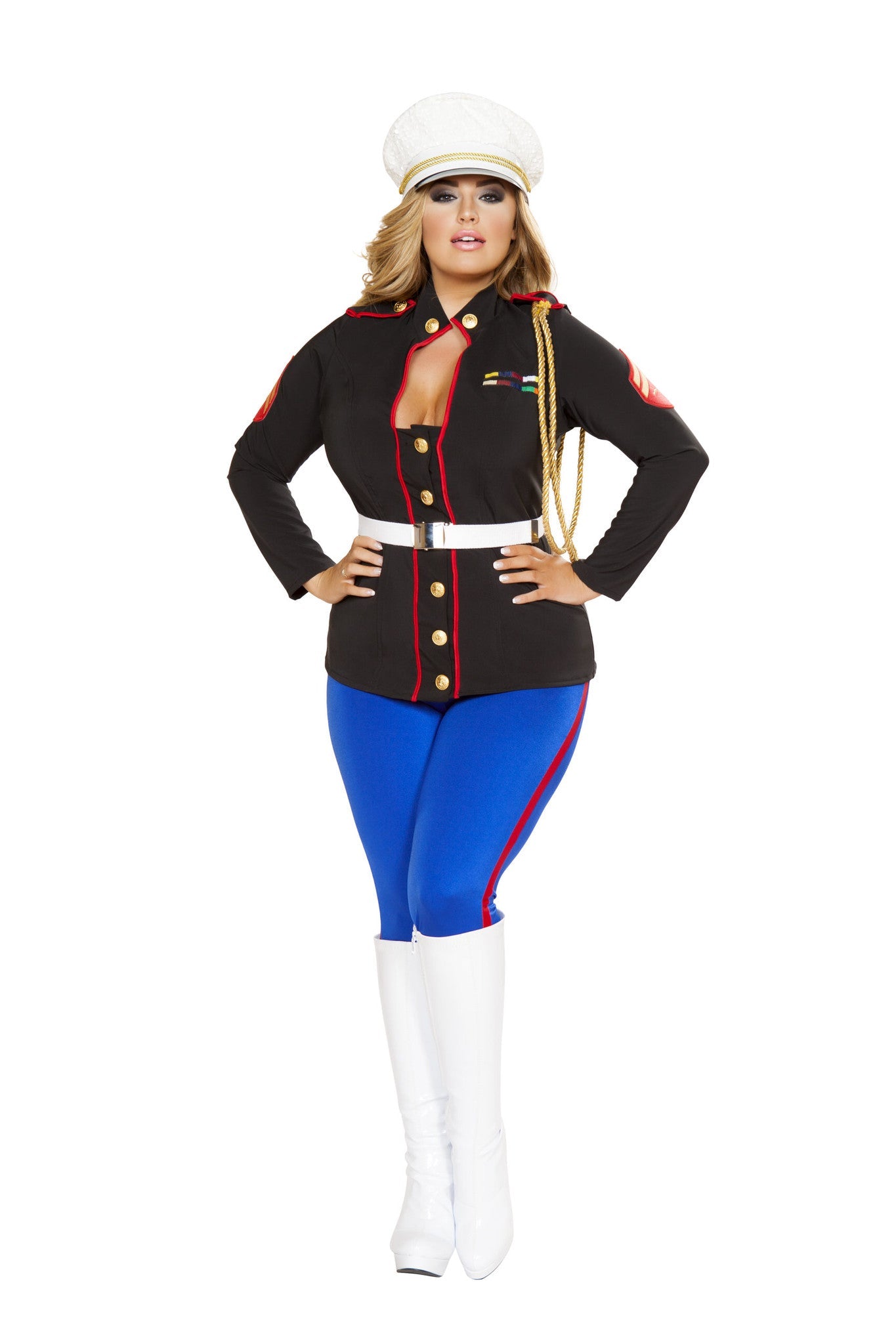 Roma Costume 3pc Sexy Marine Corporal Costume 4701 - Roma Costume - Flyclothing LLC