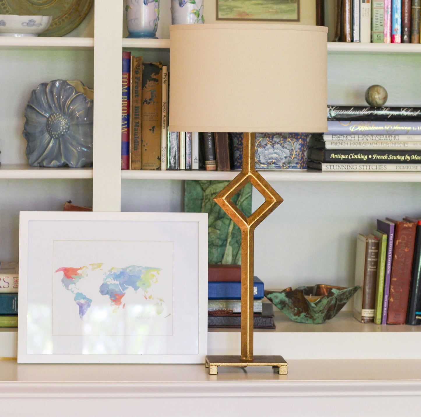 12" Parchment Biege Throwback Oval Linen Lampshade - Homeroots - Flyclothing LLC