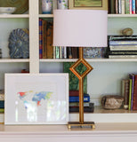 14" White Throwback Oval No Slub Lampshade