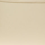 16" Ivory Throwback Oval No Slub Lampshade - Homeroots