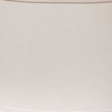 16" White Throwback Oval No Slub Lampshade - Homeroots - Flyclothing LLC