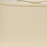 18" Ivory Throwback Oval No Slub Lampshade