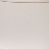 18" White Throwback Oval No Slub Lampshade - Homeroots - Flyclothing LLC