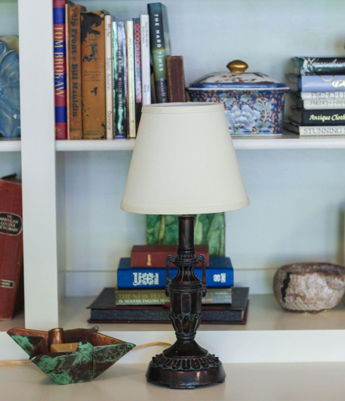 8" Ivory Hardback Empire No Slub Lampshade - Homeroots - Flyclothing LLC