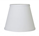 White No Slub Innsbruck Empire Lamp shade 8"W Bottom - Homeroots - Flyclothing LLC