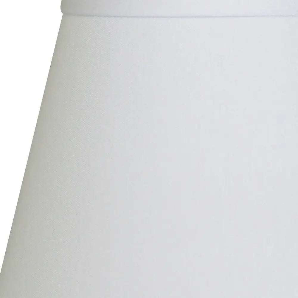 White No Slub Innsbruck Empire Lamp shade 8"W Bottom - Homeroots - Flyclothing LLC