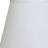 White No Slub Innsbruck Empire Lamp shade 8"W Bottom