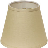 8" Parchment Biege Hardback Empire Linen Lampshade - Homeroots - Flyclothing LLC