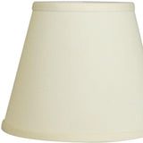 10" Ivory Hardback Empire No Slub Lampshade - Homeroots