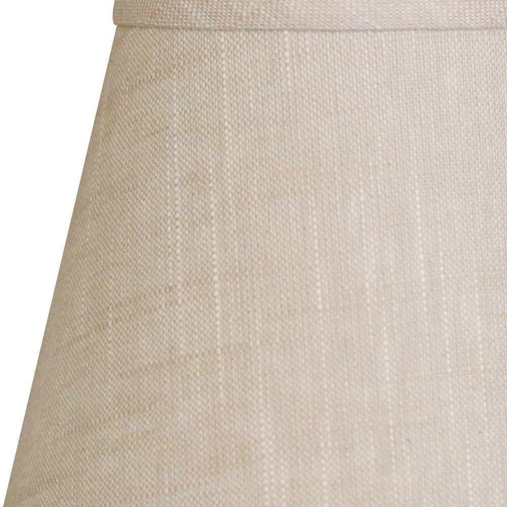 10" Light Wheat Hardback Empire Linen Lampshade - Homeroots - Flyclothing LLC