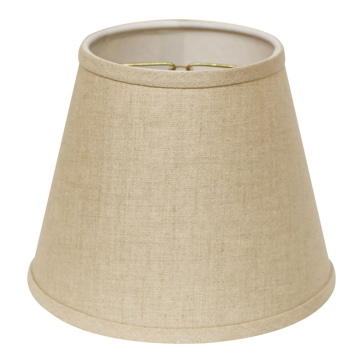 10" Dark Wheat Hardback Empire Linen Lampshade - Homeroots - Flyclothing LLC