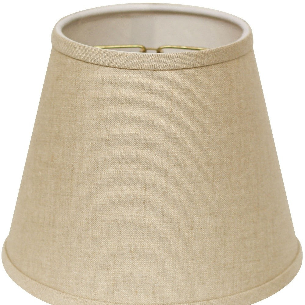 10" Dark Wheat Hardback Empire Linen Lampshade - Homeroots - Flyclothing LLC