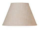 12" Light Wheat Premium Empire Slanted Linen Lampshade - Homeroots - Flyclothing LLC