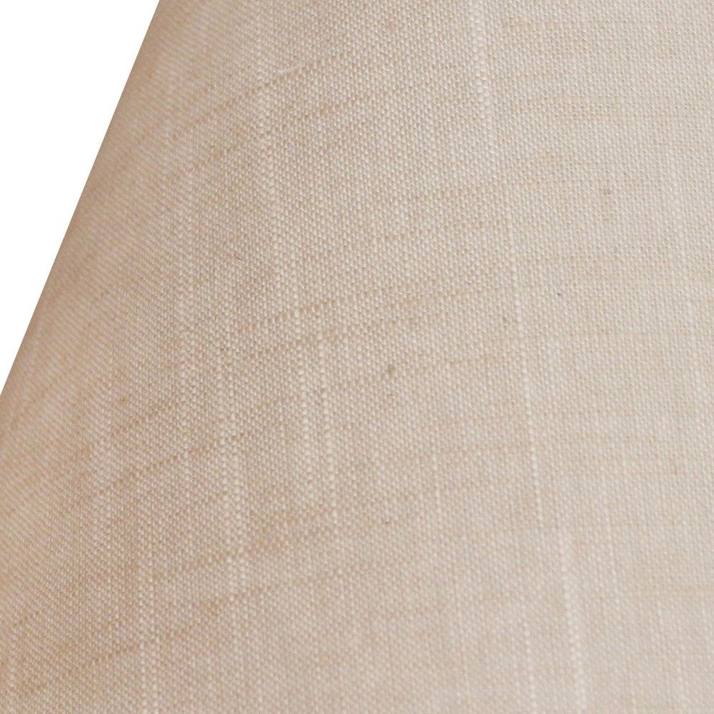 12" Light Wheat Premium Empire Slanted Linen Lampshade - Homeroots - Flyclothing LLC