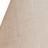 12" Light Wheat Premium Empire Slanted Linen Lampshade - Homeroots