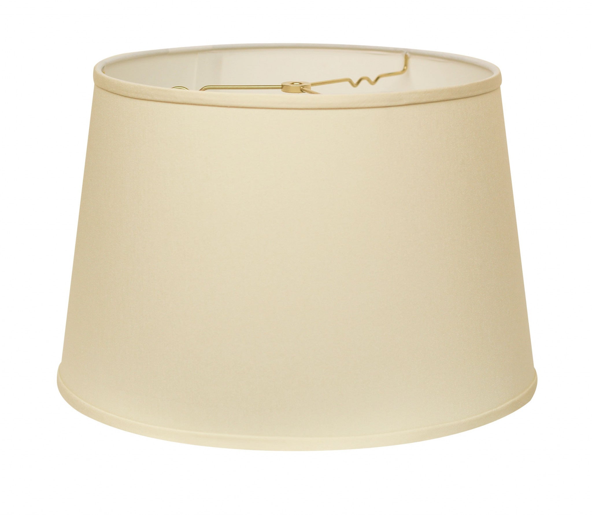 14" Ivory Rounded Empire Slanted No Slub Lampshade - Homeroots - Flyclothing LLC