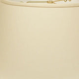 14" Ivory Rounded Empire Slanted No Slub Lampshade - Homeroots - Flyclothing LLC