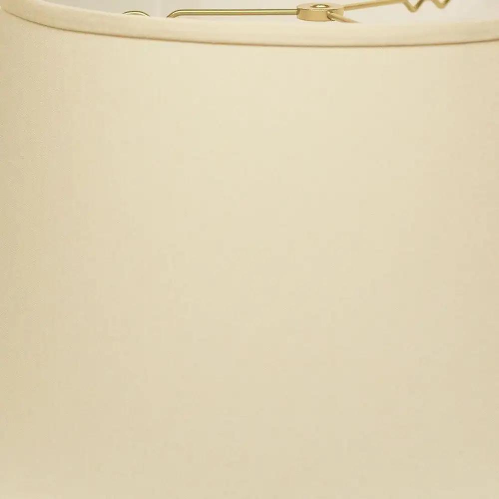 14" Ivory Rounded Empire Slanted No Slub Lampshade - Homeroots - Flyclothing LLC