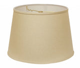 14" Parchment Biege Rounded Empire Slanted Linen Lampshade - Homeroots - Flyclothing LLC