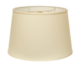 16" Ivory Rounded Empire Slanted No Slub Lampshade - Homeroots