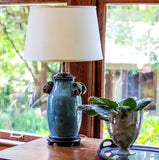 18" Ivory Rounded Empire Slanted No Slub Lampshade - Homeroots