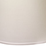 18" White Rounded Empire Slanted No Slub Lampshade - Homeroots - Flyclothing LLC