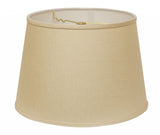 18" Parchment Biege Rounded Empire Slanted Linen Lampshade - Homeroots - Flyclothing LLC
