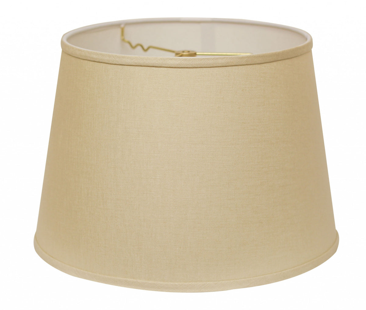 18" Parchment Biege Rounded Empire Slanted Linen Lampshade - Homeroots - Flyclothing LLC