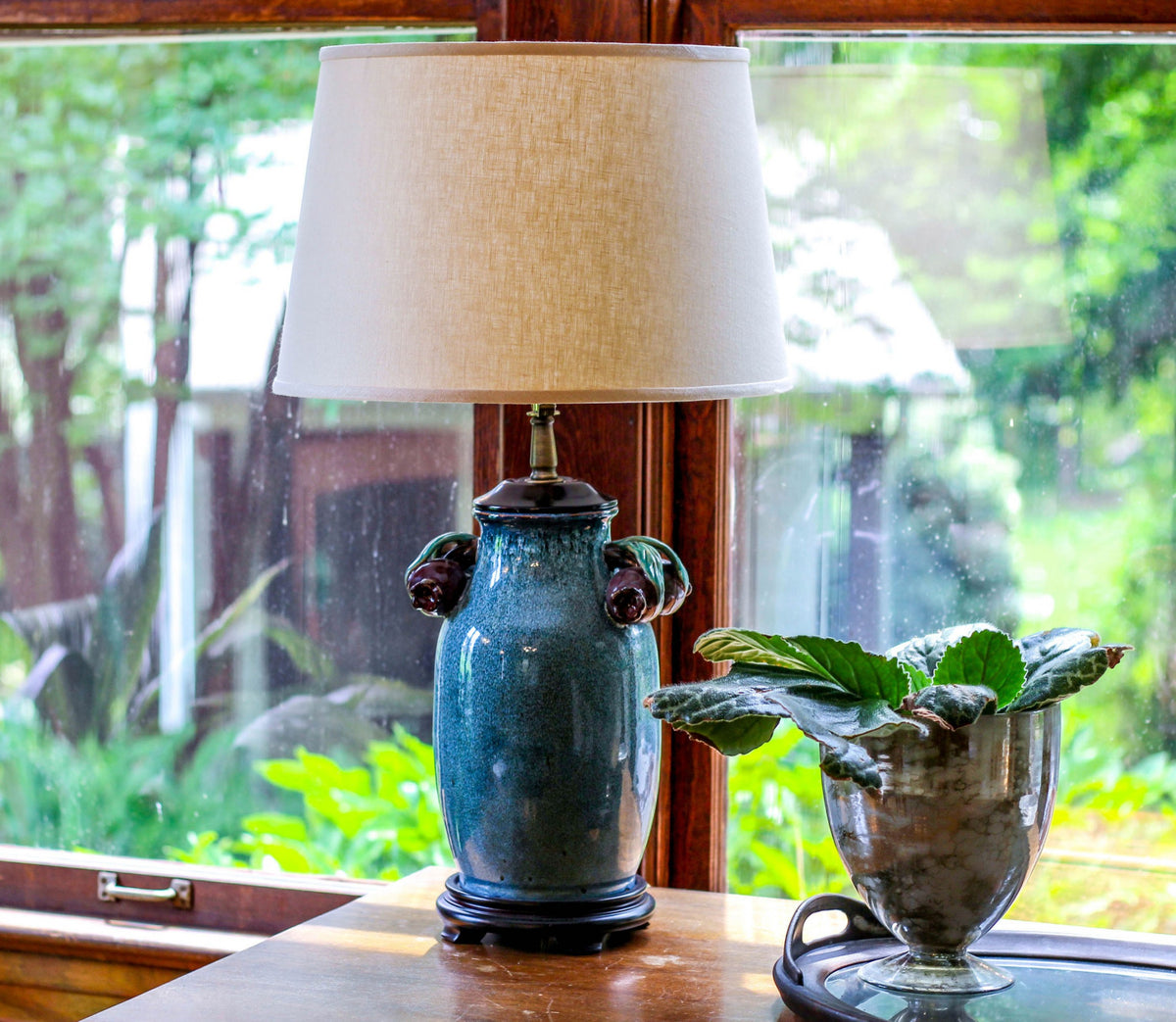 18" Parchment Biege Rounded Empire Slanted Linen Lampshade - Homeroots - Flyclothing LLC