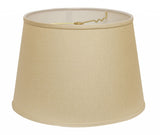 18" Parchment Biege Rounded Empire Slanted Linen Lampshade - Homeroots - Flyclothing LLC