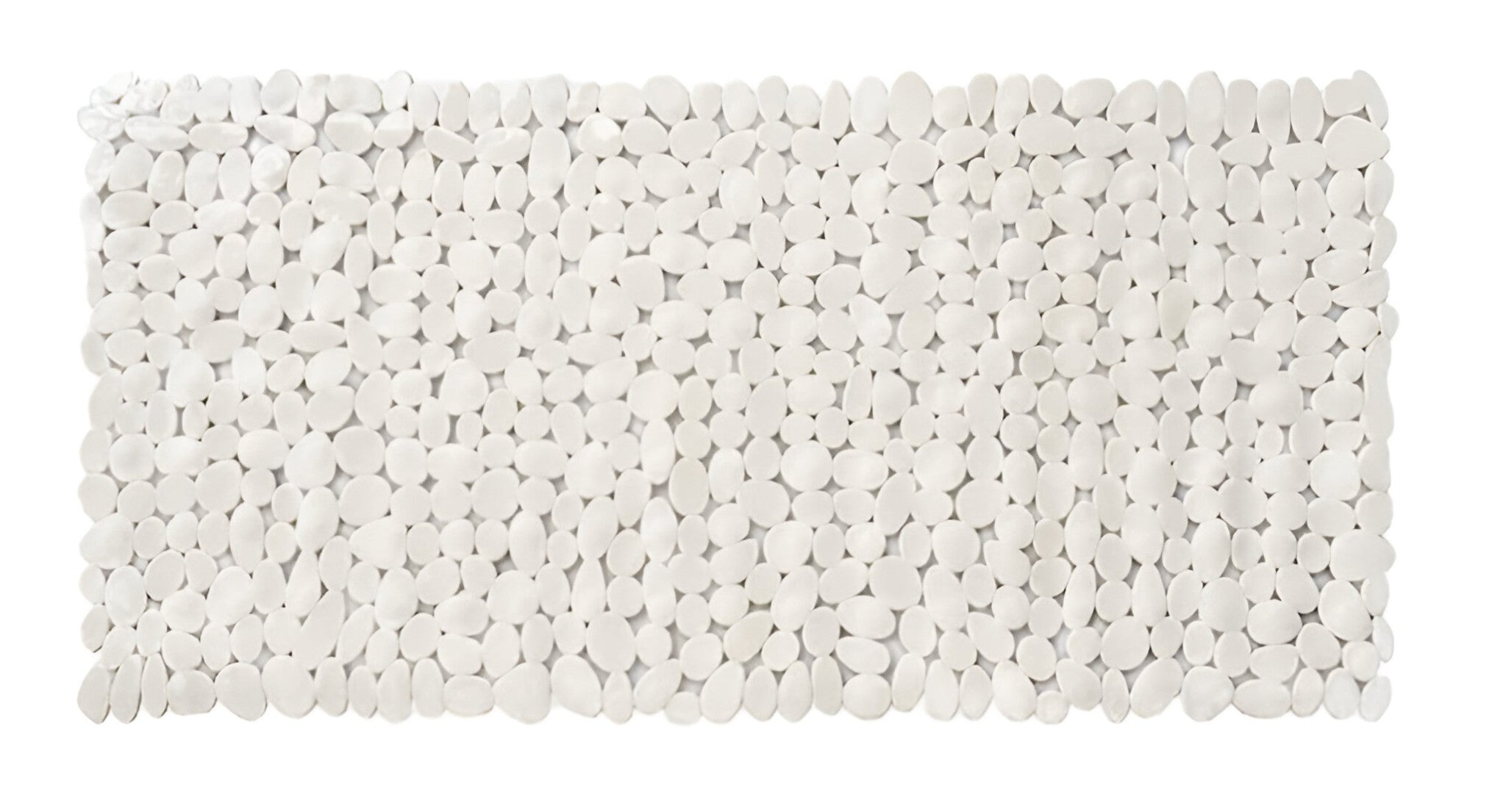 35" White Spa Pebbles Non Slip Bathtub Mat - Homeroots - Flyclothing LLC