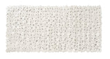 35" White Spa Pebbles Non Slip Bathtub Mat - Homeroots