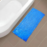 35" Blue Spa Pebbles Non Slip Bathtub Mat - Homeroots