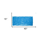 35" Blue Spa Pebbles Non Slip Bathtub Mat - Homeroots - Flyclothing LLC