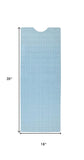 40" Light Blue Geometric Tiles Non Slip Bathtub Mat - Homeroots - Flyclothing LLC
